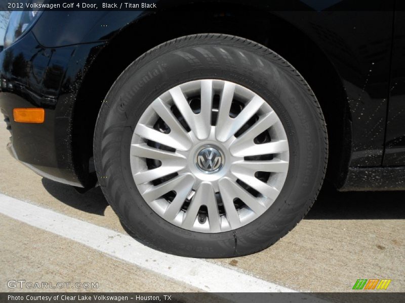 Black / Titan Black 2012 Volkswagen Golf 4 Door