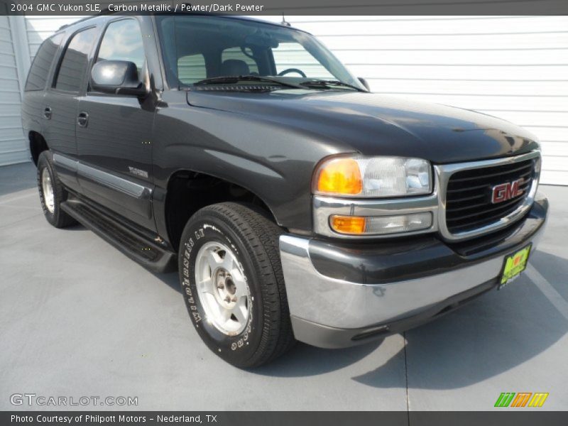 Carbon Metallic / Pewter/Dark Pewter 2004 GMC Yukon SLE