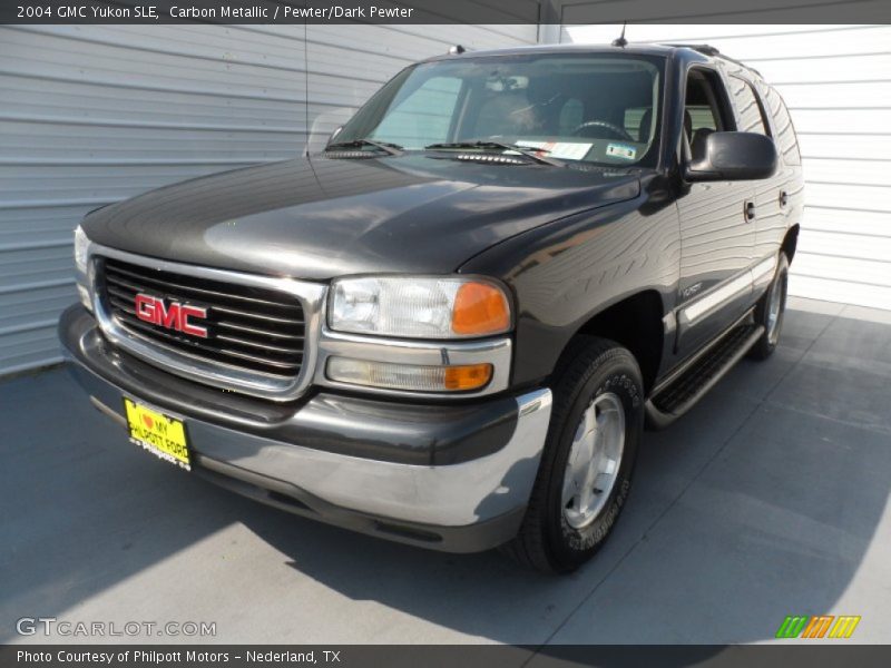 Carbon Metallic / Pewter/Dark Pewter 2004 GMC Yukon SLE