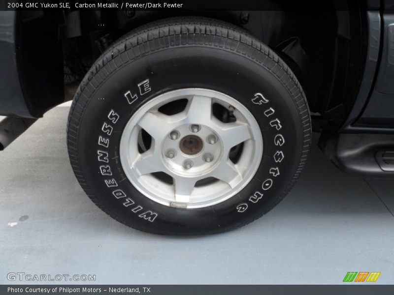 Carbon Metallic / Pewter/Dark Pewter 2004 GMC Yukon SLE