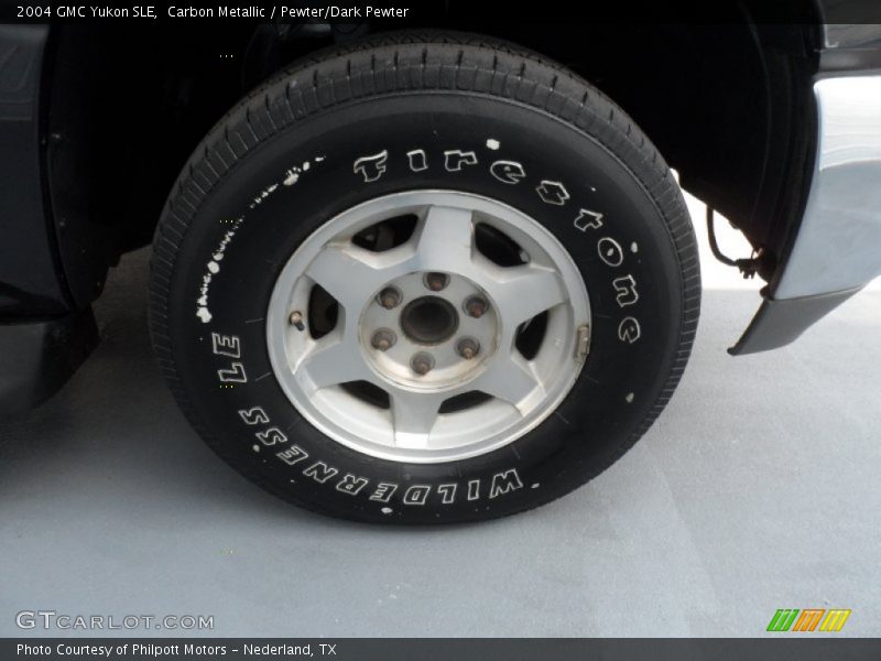 Carbon Metallic / Pewter/Dark Pewter 2004 GMC Yukon SLE