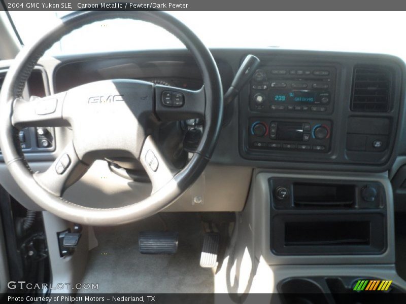 Carbon Metallic / Pewter/Dark Pewter 2004 GMC Yukon SLE