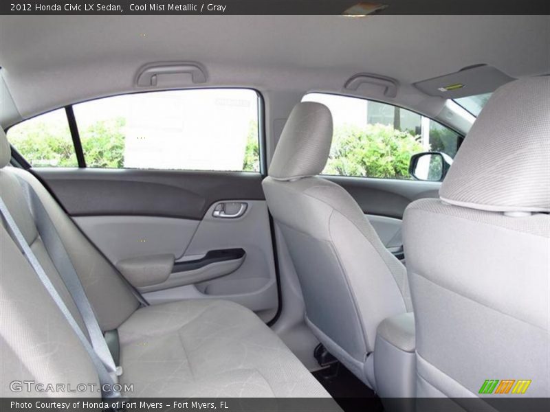 Cool Mist Metallic / Gray 2012 Honda Civic LX Sedan