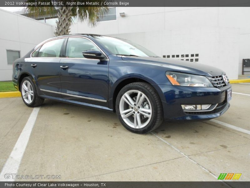 Night Blue Metallic / Cornsilk Beige 2012 Volkswagen Passat TDI SE