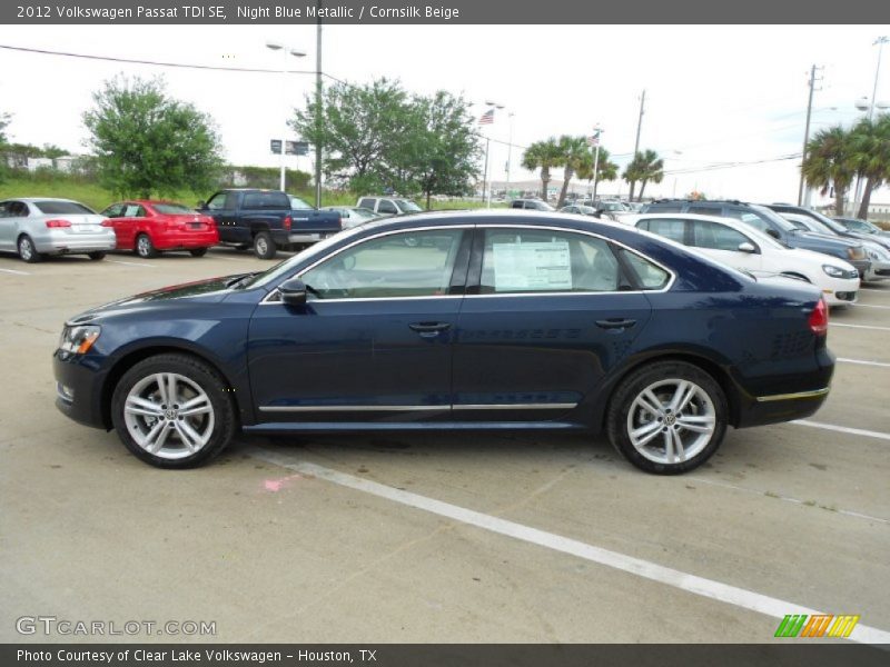 Night Blue Metallic / Cornsilk Beige 2012 Volkswagen Passat TDI SE