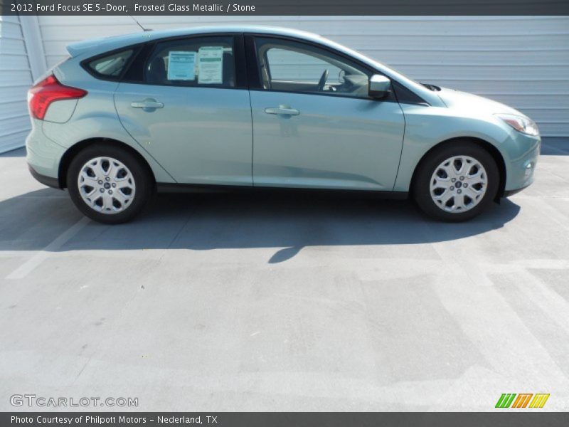 Frosted Glass Metallic / Stone 2012 Ford Focus SE 5-Door