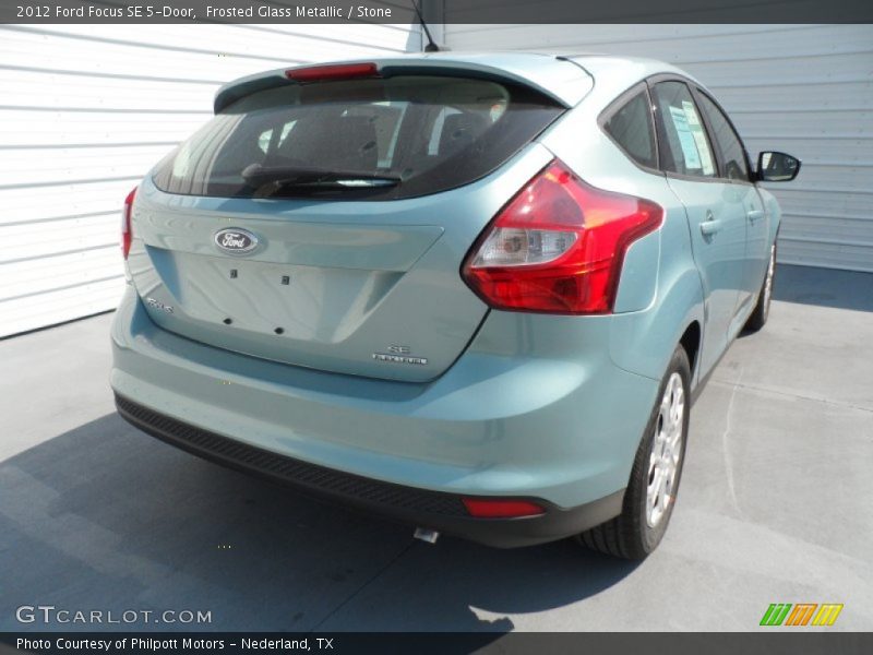 Frosted Glass Metallic / Stone 2012 Ford Focus SE 5-Door