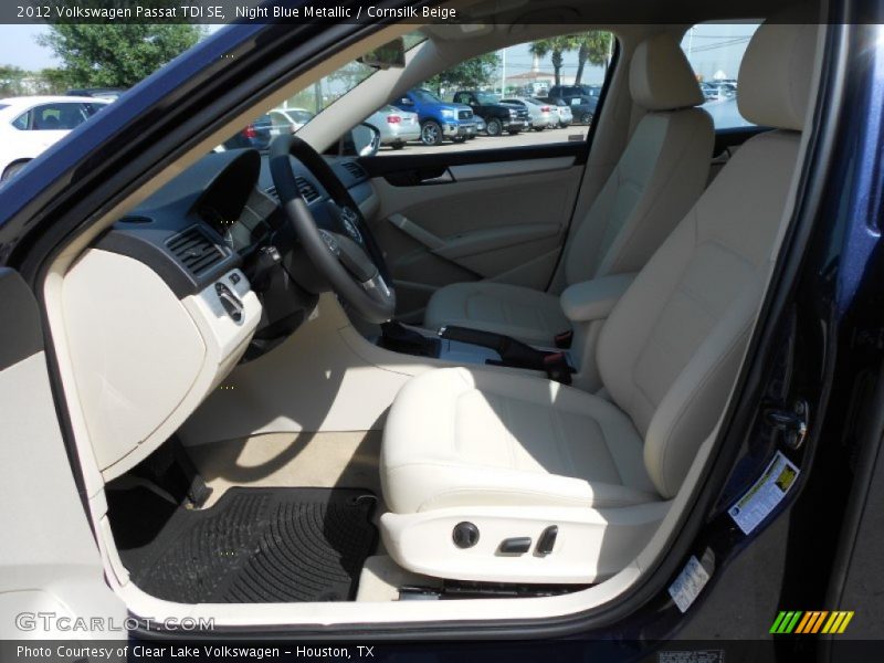 Night Blue Metallic / Cornsilk Beige 2012 Volkswagen Passat TDI SE