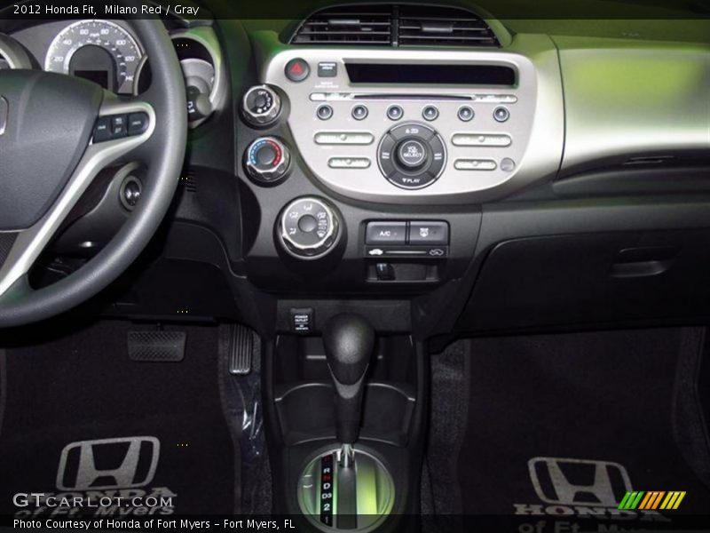 Milano Red / Gray 2012 Honda Fit