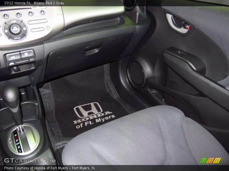 Milano Red / Gray 2012 Honda Fit