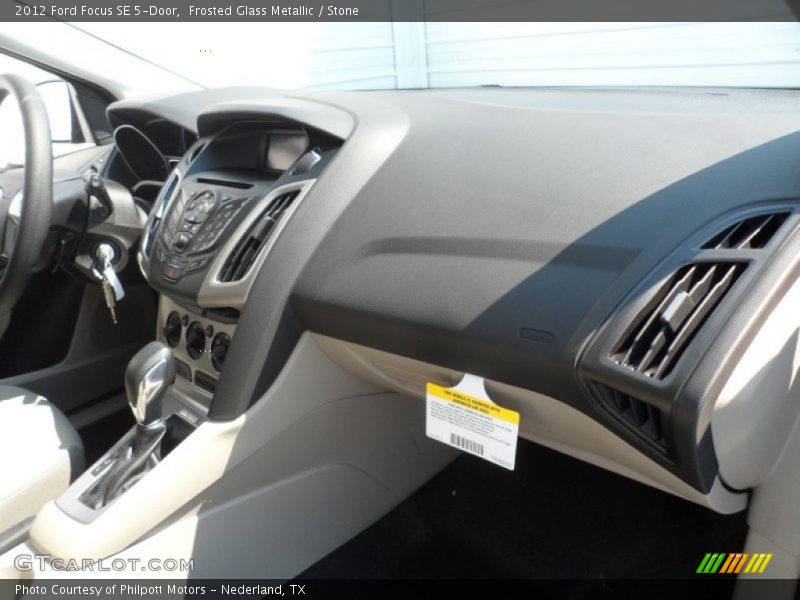 Frosted Glass Metallic / Stone 2012 Ford Focus SE 5-Door