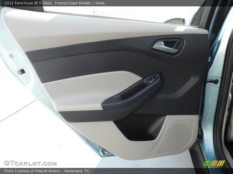 Frosted Glass Metallic / Stone 2012 Ford Focus SE 5-Door
