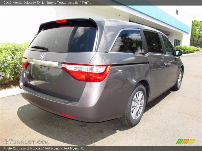 Smoky Topaz Metallic / Truffle 2012 Honda Odyssey EX-L