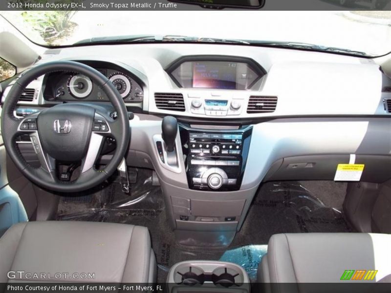 Smoky Topaz Metallic / Truffle 2012 Honda Odyssey EX-L