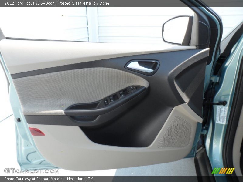 Frosted Glass Metallic / Stone 2012 Ford Focus SE 5-Door