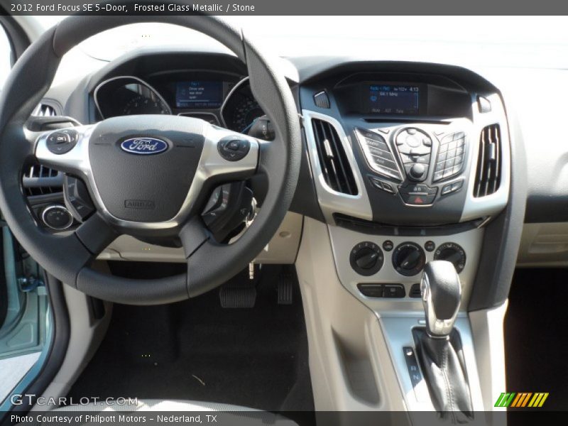 Frosted Glass Metallic / Stone 2012 Ford Focus SE 5-Door