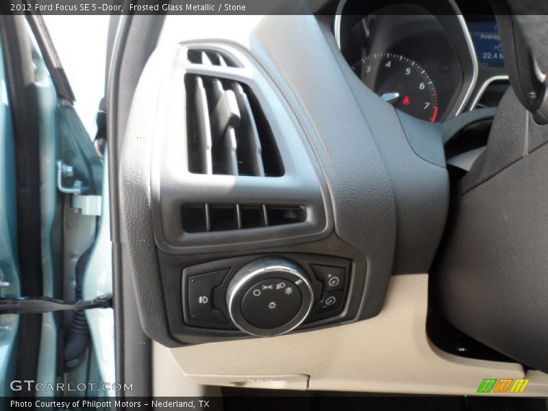 Frosted Glass Metallic / Stone 2012 Ford Focus SE 5-Door