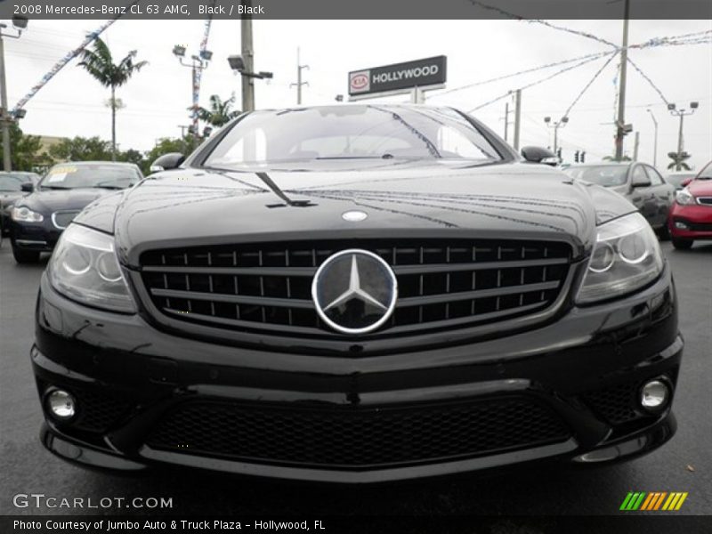 Black / Black 2008 Mercedes-Benz CL 63 AMG