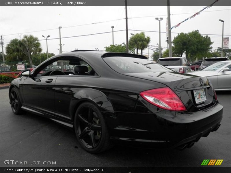 Black / Black 2008 Mercedes-Benz CL 63 AMG