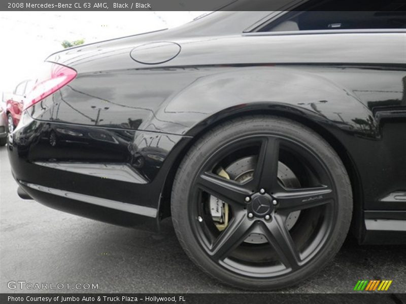 Black / Black 2008 Mercedes-Benz CL 63 AMG