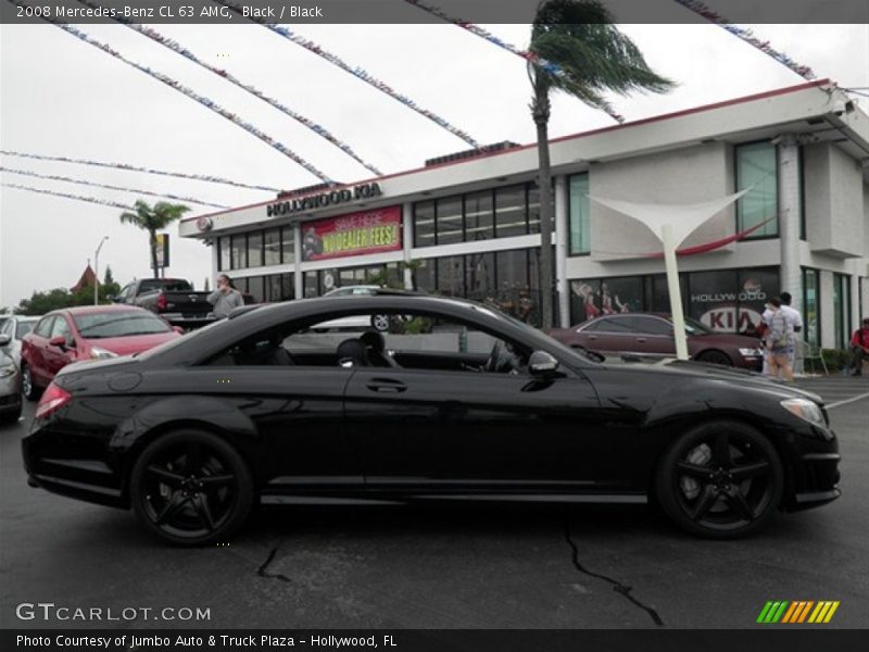 Black / Black 2008 Mercedes-Benz CL 63 AMG