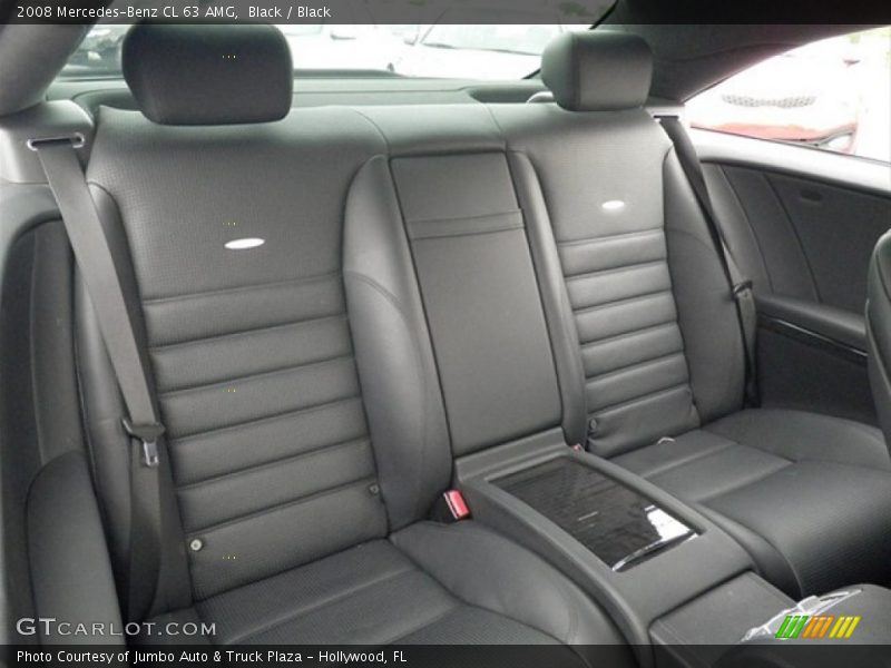 Rear Seat of 2008 CL 63 AMG