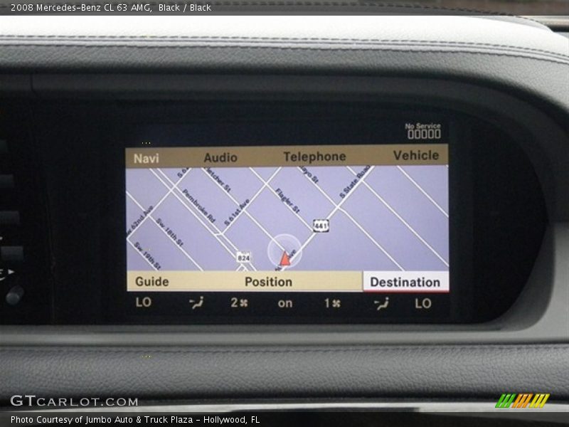 Navigation of 2008 CL 63 AMG
