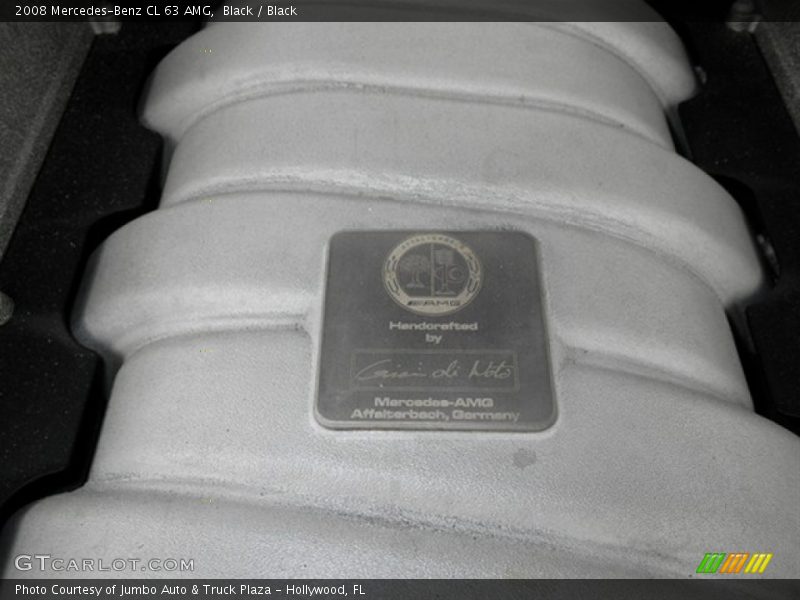 Black / Black 2008 Mercedes-Benz CL 63 AMG