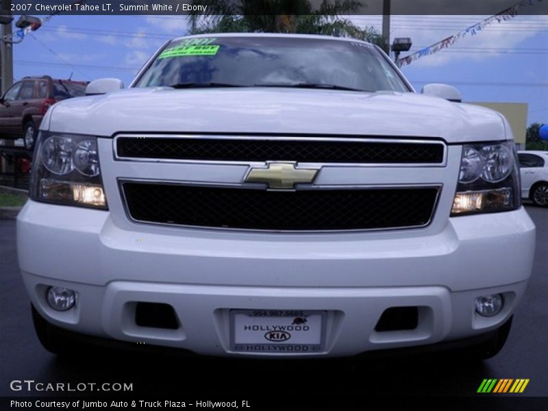 Summit White / Ebony 2007 Chevrolet Tahoe LT