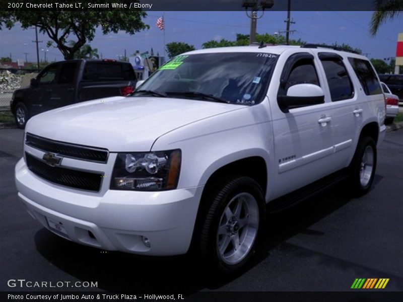 Summit White / Ebony 2007 Chevrolet Tahoe LT