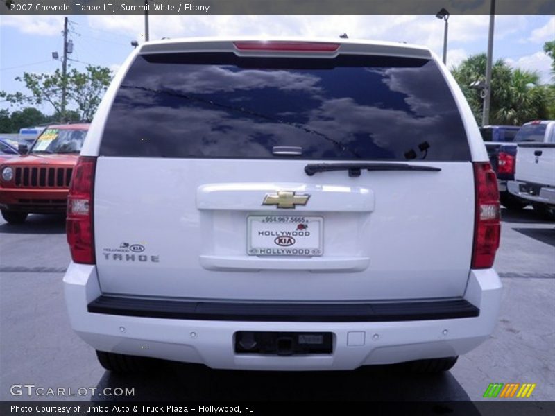 Summit White / Ebony 2007 Chevrolet Tahoe LT