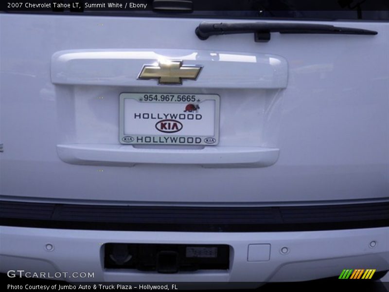 Summit White / Ebony 2007 Chevrolet Tahoe LT