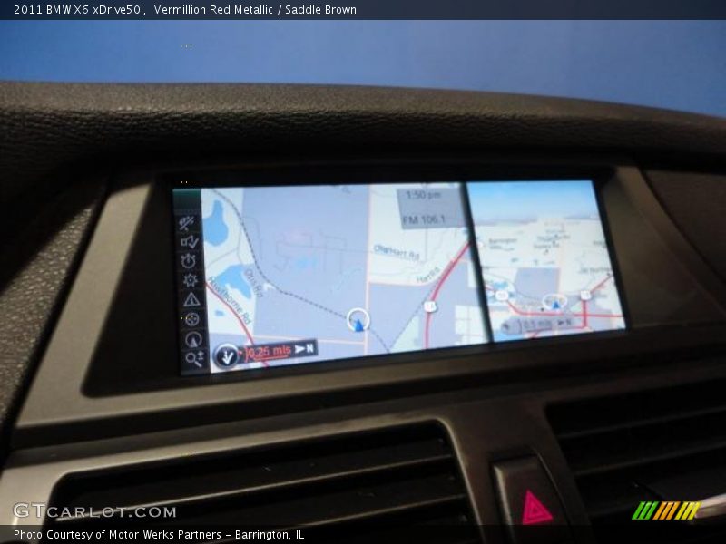Vermillion Red Metallic / Saddle Brown 2011 BMW X6 xDrive50i
