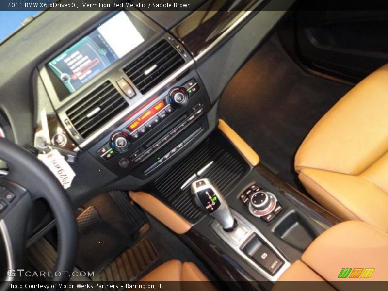 Vermillion Red Metallic / Saddle Brown 2011 BMW X6 xDrive50i