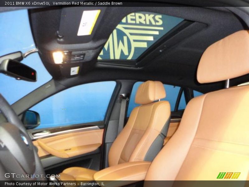 Vermillion Red Metallic / Saddle Brown 2011 BMW X6 xDrive50i