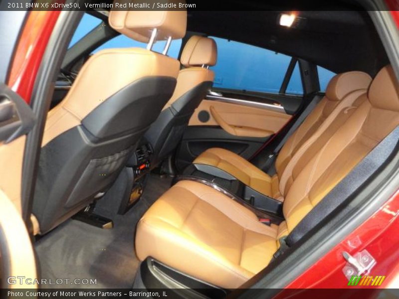 Vermillion Red Metallic / Saddle Brown 2011 BMW X6 xDrive50i