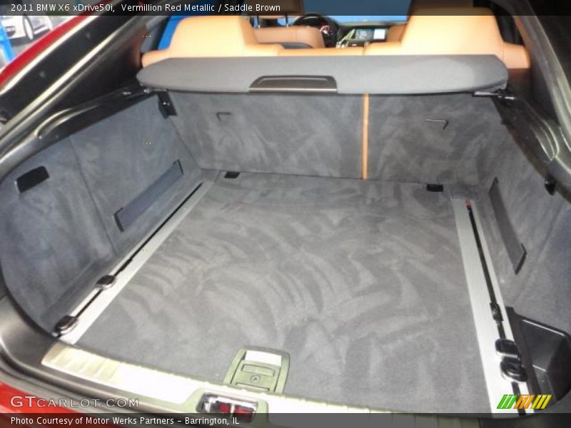 Vermillion Red Metallic / Saddle Brown 2011 BMW X6 xDrive50i