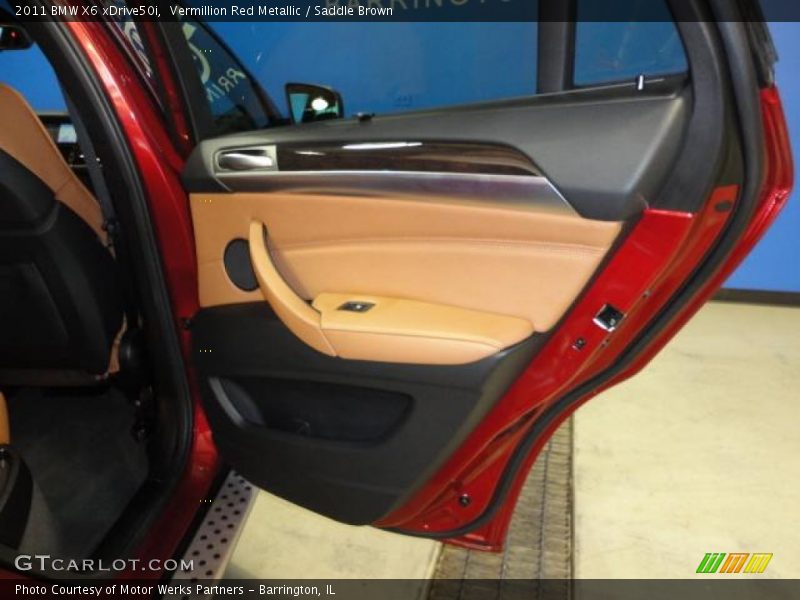 Vermillion Red Metallic / Saddle Brown 2011 BMW X6 xDrive50i