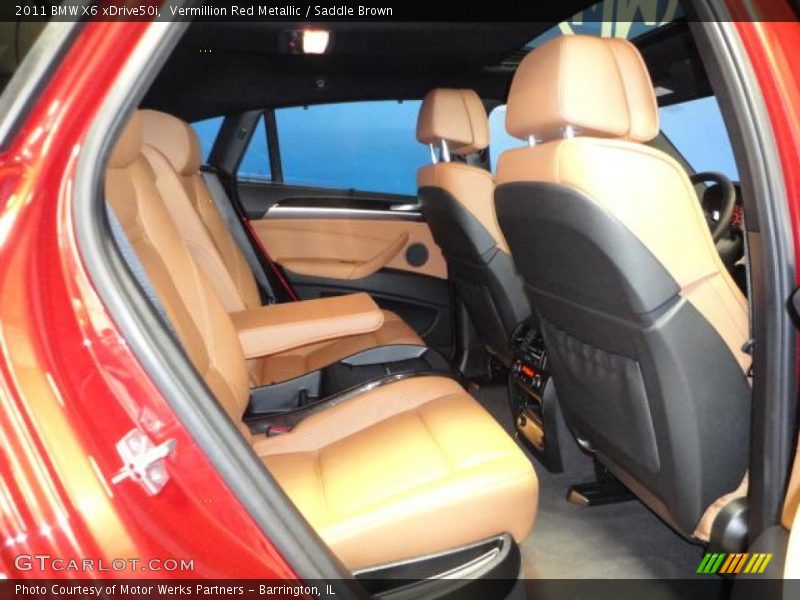 Vermillion Red Metallic / Saddle Brown 2011 BMW X6 xDrive50i