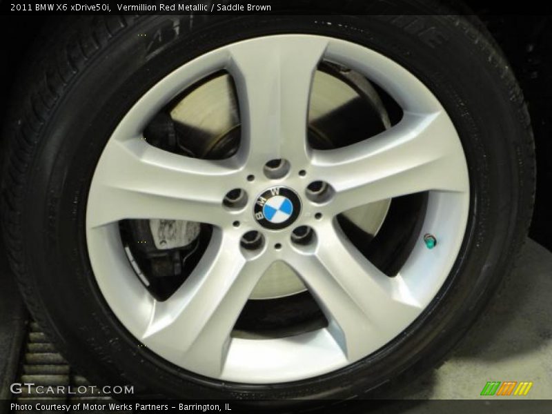 Vermillion Red Metallic / Saddle Brown 2011 BMW X6 xDrive50i