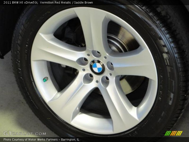 Vermillion Red Metallic / Saddle Brown 2011 BMW X6 xDrive50i