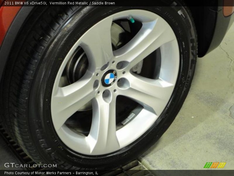 Vermillion Red Metallic / Saddle Brown 2011 BMW X6 xDrive50i