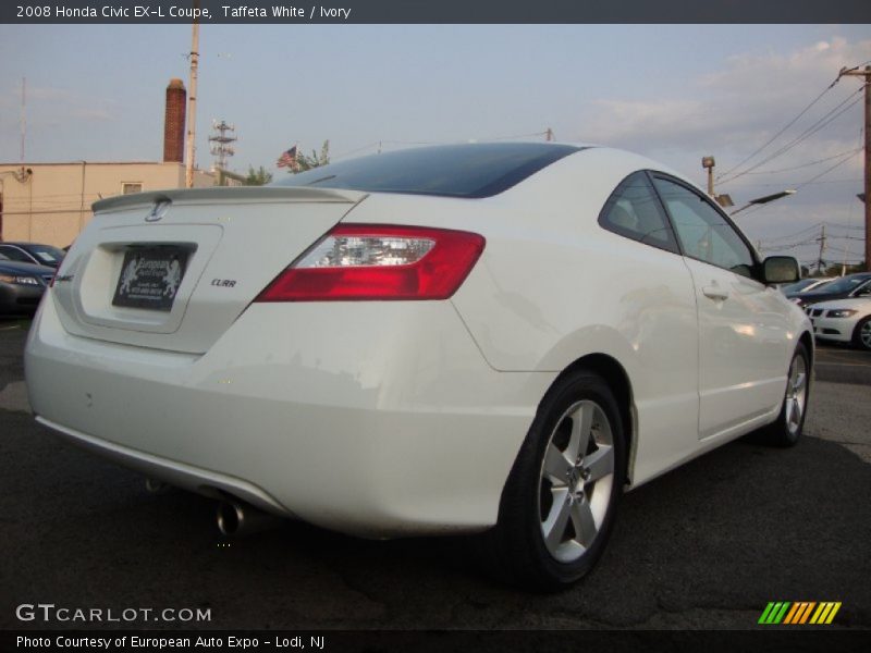 Taffeta White / Ivory 2008 Honda Civic EX-L Coupe
