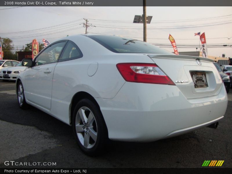 Taffeta White / Ivory 2008 Honda Civic EX-L Coupe
