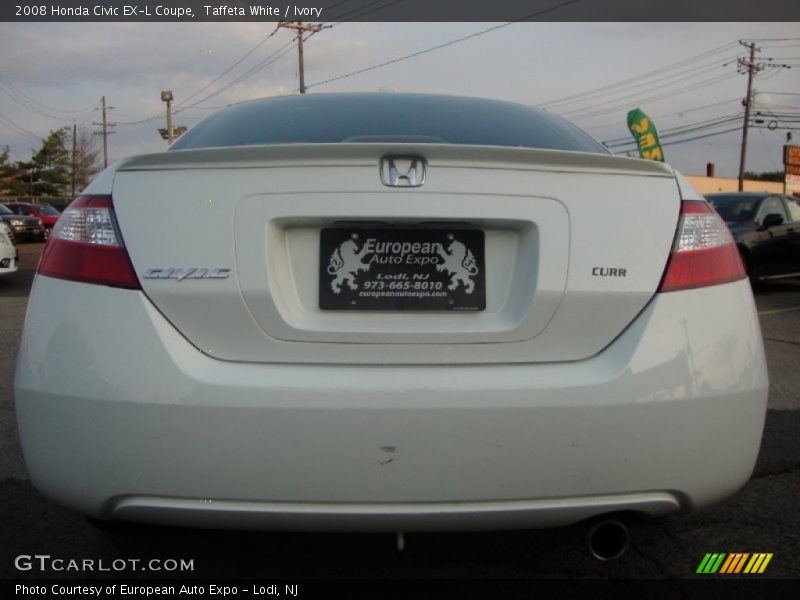 Taffeta White / Ivory 2008 Honda Civic EX-L Coupe