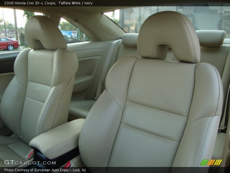 Taffeta White / Ivory 2008 Honda Civic EX-L Coupe