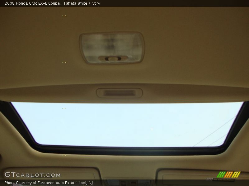 Taffeta White / Ivory 2008 Honda Civic EX-L Coupe