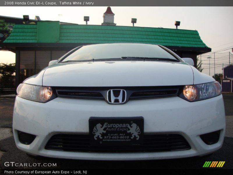 Taffeta White / Ivory 2008 Honda Civic EX-L Coupe