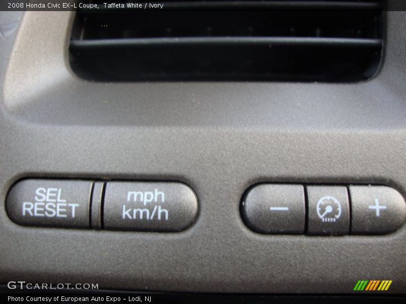 Taffeta White / Ivory 2008 Honda Civic EX-L Coupe