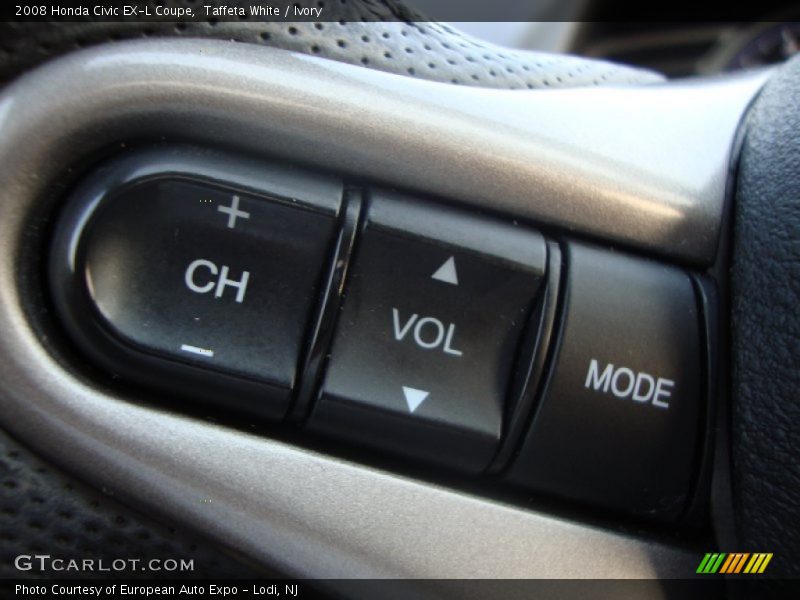 Taffeta White / Ivory 2008 Honda Civic EX-L Coupe